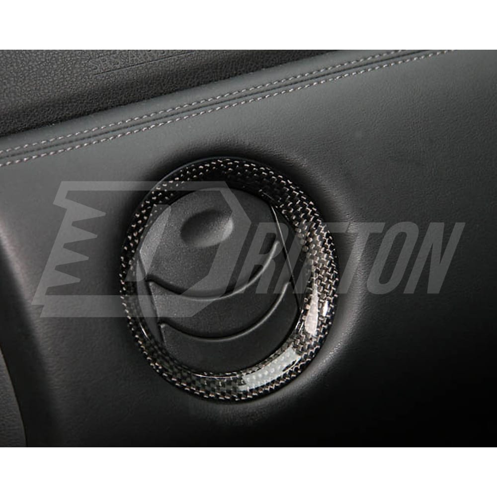 Dry Carbon Fiber Interiors AC Surround Vents Trim For Nissan R35 GTR 2008-2016