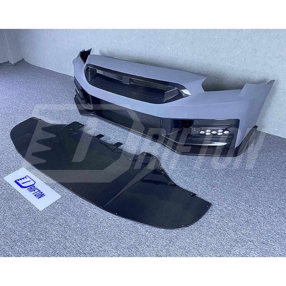 MY24 Nismo Style Partial Carbon Fiber Front Bumper For Nissan R35 GTR 2008-2024