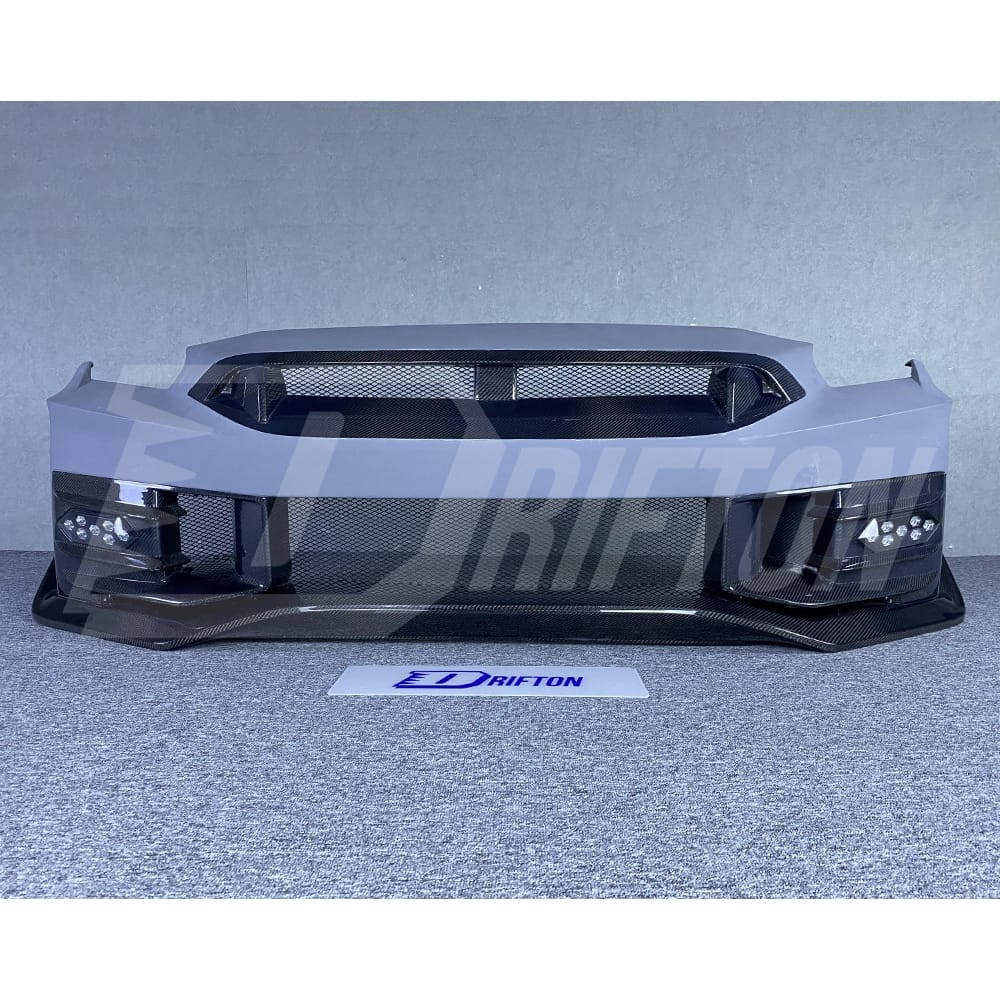 MY24 Nismo Style Partial Carbon Fiber Front Bumper For Nissan R35 GTR 2008-2024