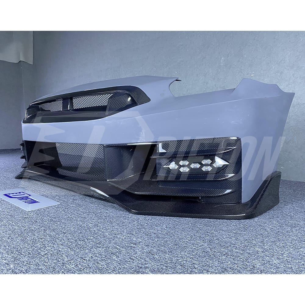 MY24 Nismo Style Partial Carbon Fiber Front Bumper For Nissan R35 GTR 2008-2024