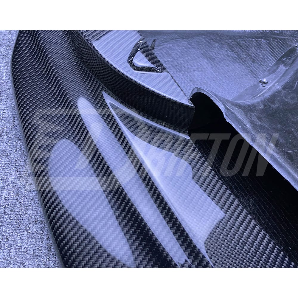 Contact us to get professional assistance & order. Features: &bull; High-tech production line(3D Scanning&rarr;3Ddesign&rarr;3D printing&rarr;CNC mold&rarr;Tests) &bull; High fitting accuracy &bull; Made by Real Carbon Fiber material &bull; 3K/6K/12K Plain/Twill/Forged Carbon Fiber Weave Finished Option &bull; Glossy & Matte Finishing, UV Protection From Fading &bull; Carefully Packaged by Carton Box with Wooden Frame &bull; Global shipping by air & sea &bull; Any products produce by DRIFTON will offer after-sales support & guarantee