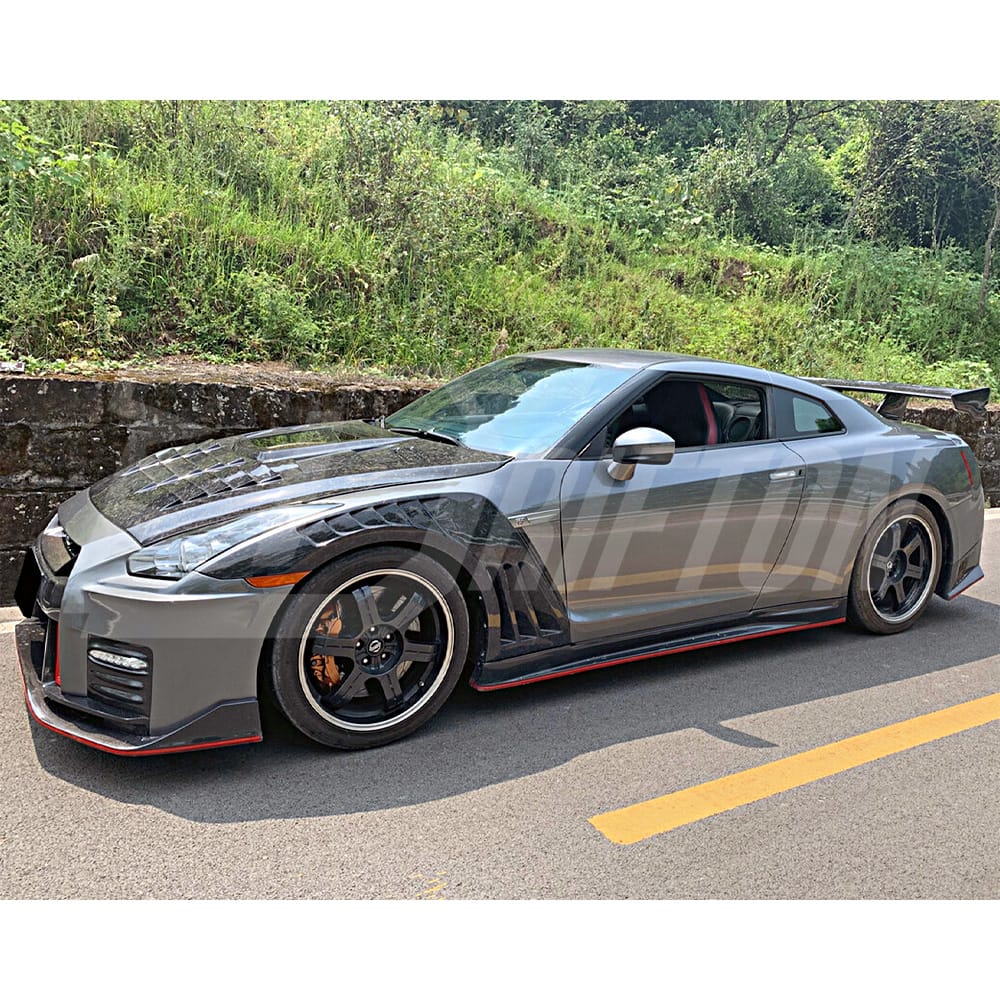 Vent Style Carbon Fiber Fender For Nissan R35 GTR 2008-2019