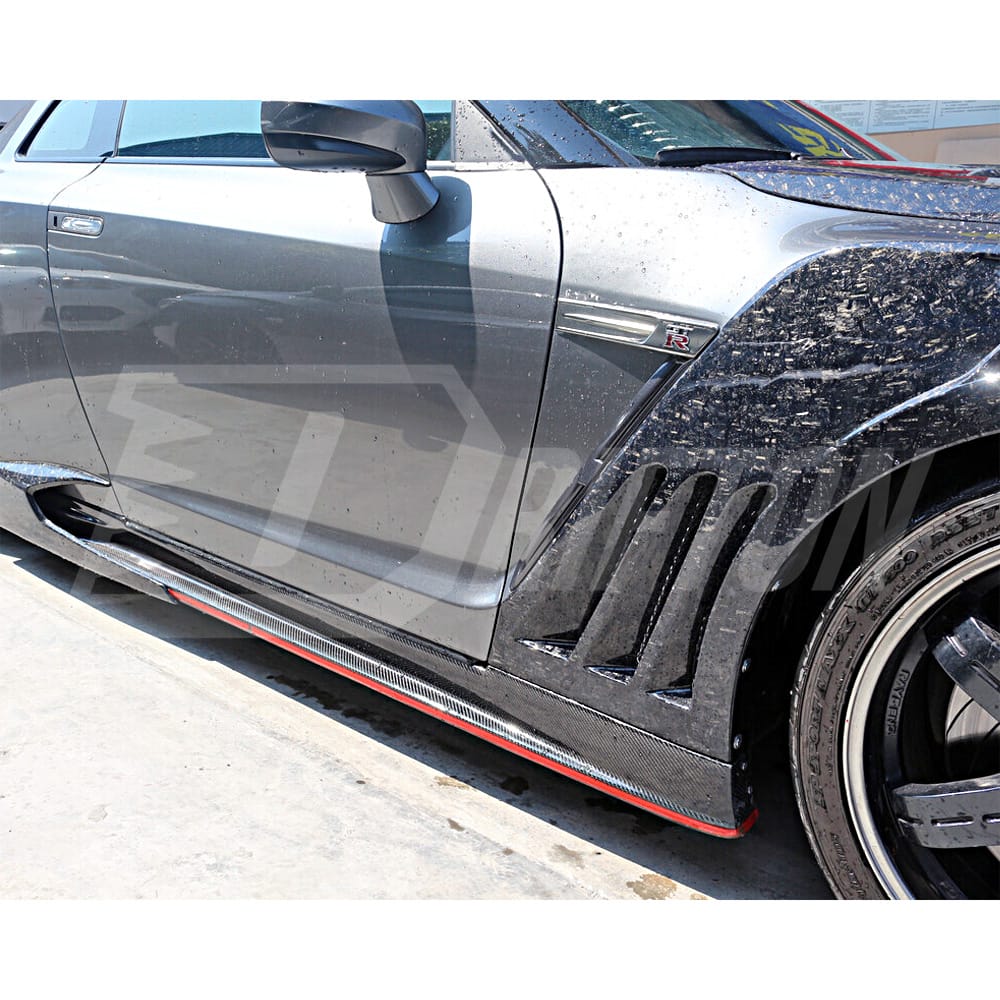 Vent Style Carbon Fiber Fender For Nissan R35 GTR 2008-2019