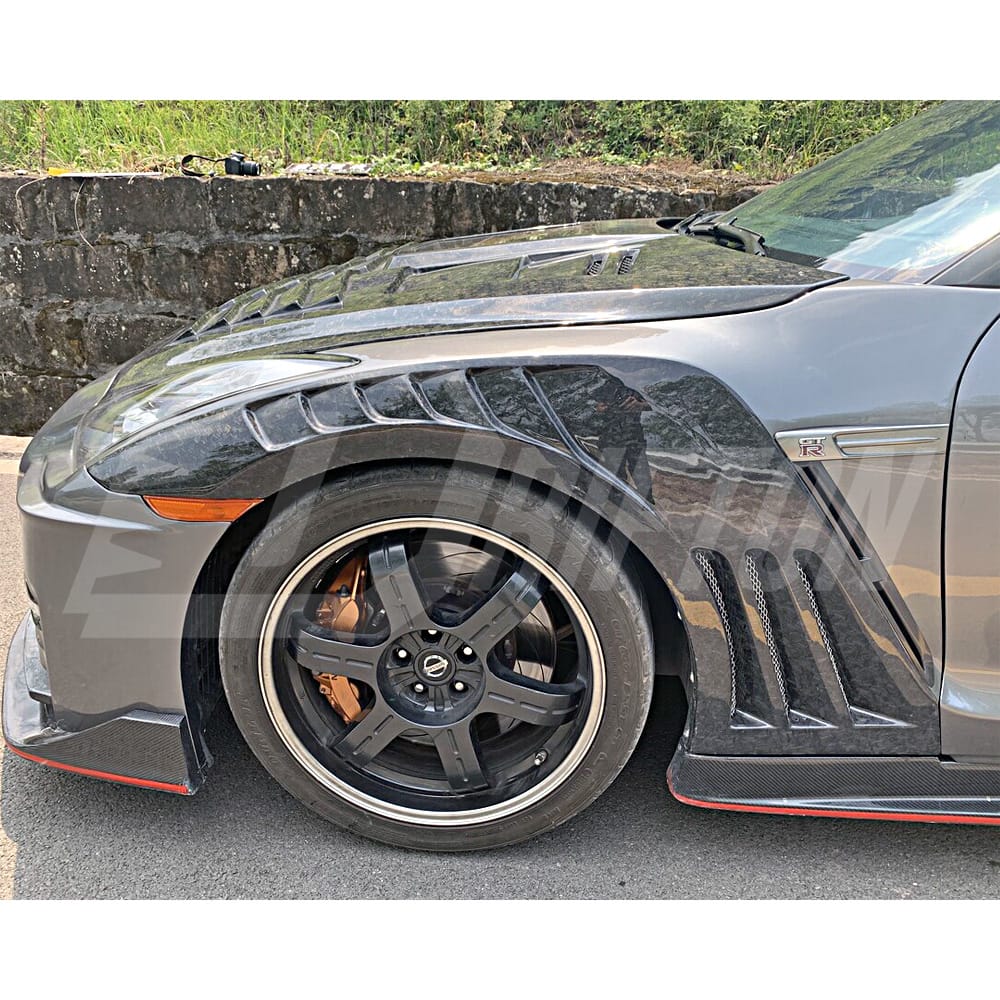 Vent Style Carbon Fiber Fender For Nissan R35 GTR 2008-2019