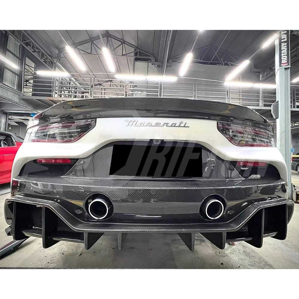 Aria Style Dry Carbon Fiber Rear Diffuser For Maserati MC20