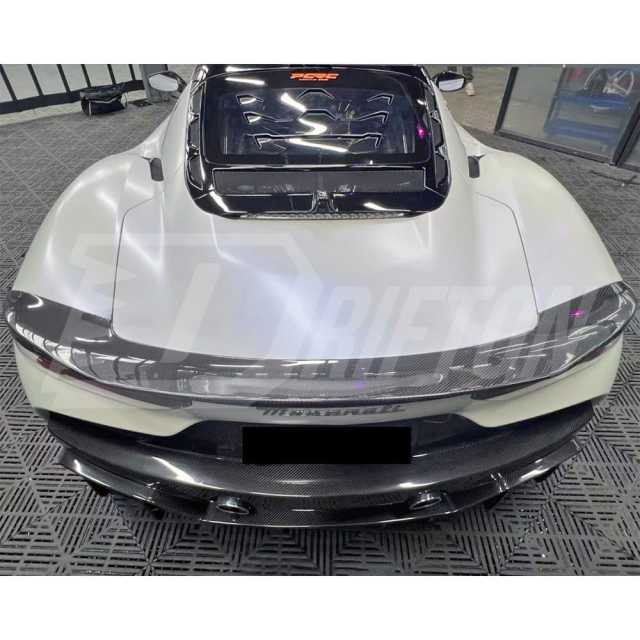 Aria Style Dry Carbon Fiber Rear Diffuser For Maserati MC20