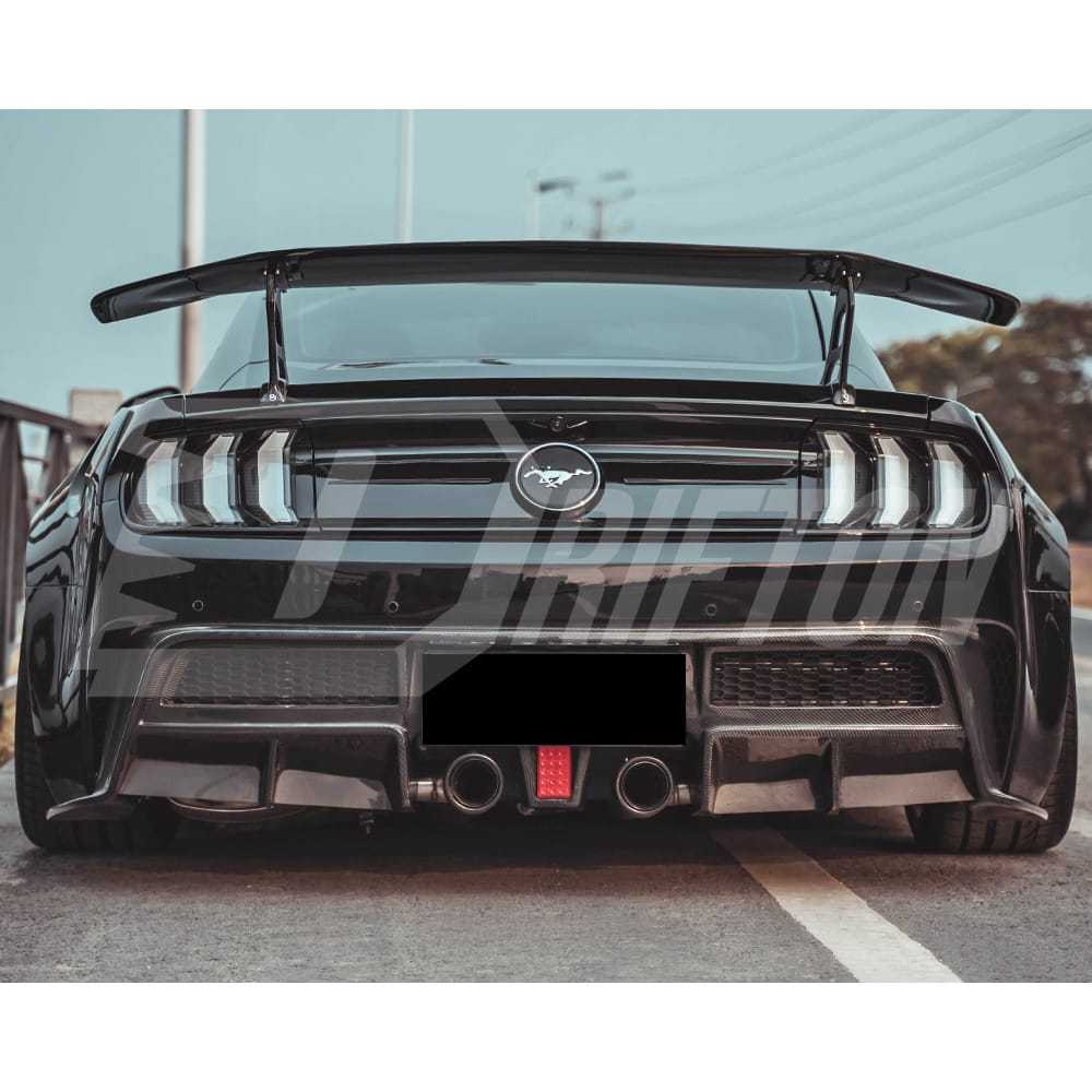 CMST V4 Style Carbon Fiber Rear Spoiler Wing For Ford Mustang Gen6 S550.2 2015-2023