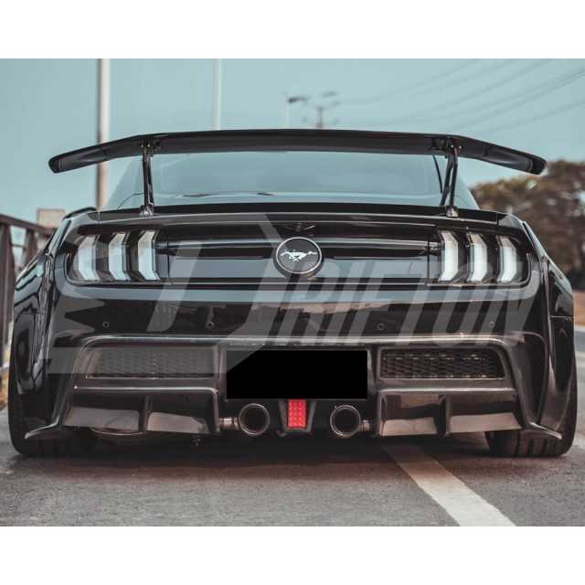 CMST V4 Style Carbon Fiber Rear Spoiler Wing For Ford Mustang Gen6 S550.2 2015-2023