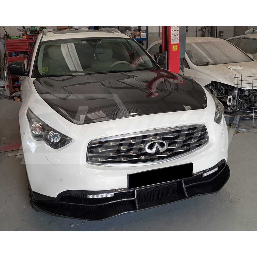 Carbon Fiber Front Lip For INFINITI FX35 FX37 QX70
