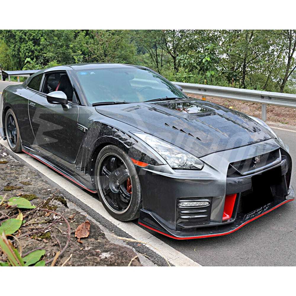 Vent Style Carbon Fiber Fender For Nissan R35 GTR 2008-2026