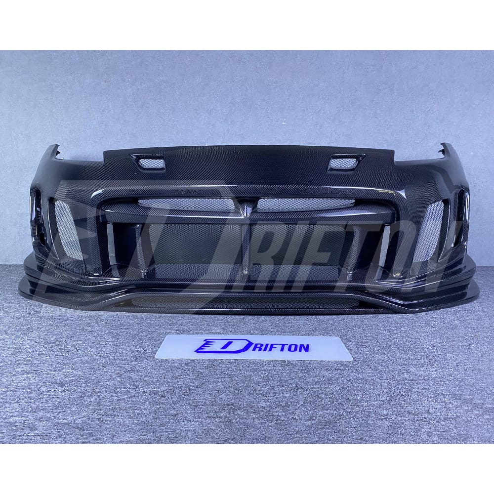 Varis Arising II Style Carbon Fiber Front Bumper For NIissan 370Z Z34 2008-2019