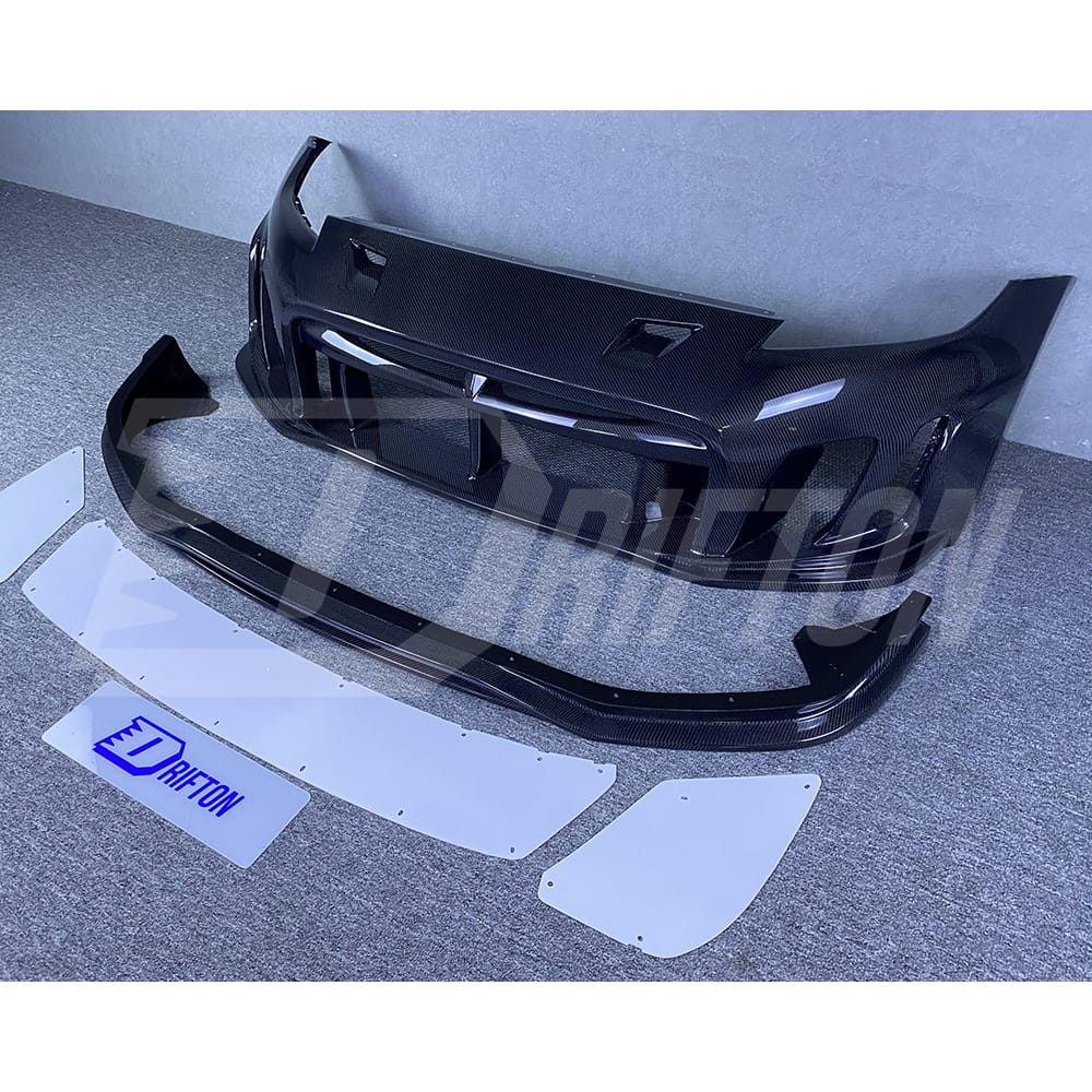 Varis Arising II Style Carbon Fiber Front Bumper For NIissan 370Z Z34 2008-2019
