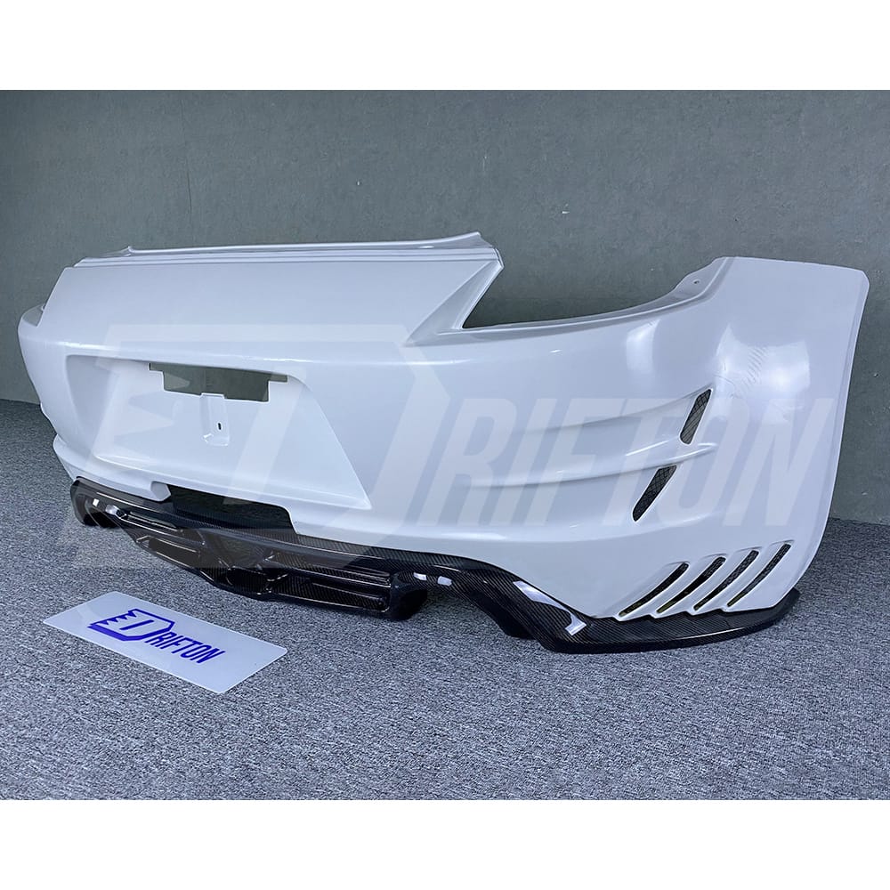 Varis Arising II Style Half Carbon Fiber Rear Bumper For NIissan 370Z Z34 2008-2019