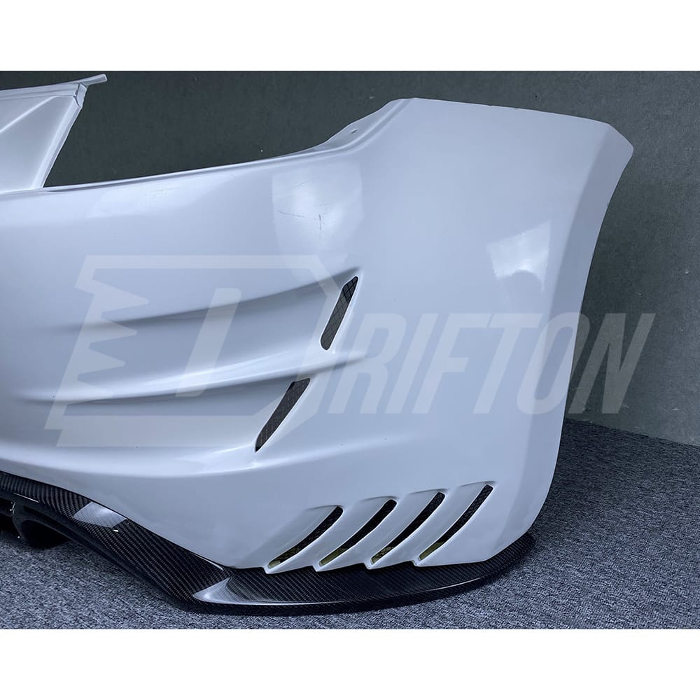 Varis Arising II Style Half Carbon Fiber Rear Bumper For NIissan 370Z Z34 2008-2019