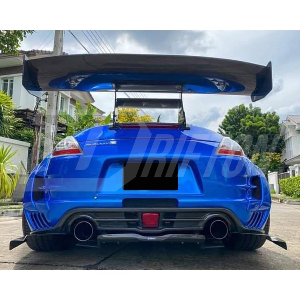 Varis Kamikaze Style Carbon Fiber Racing Swan GT Spoiler Rear Wing For NIissan 370Z Z34 2008-2019
