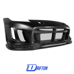 Varis Arising II Style Half Carbon Fiber Front Bumper For Nissan 370Z Z34 2008-2019