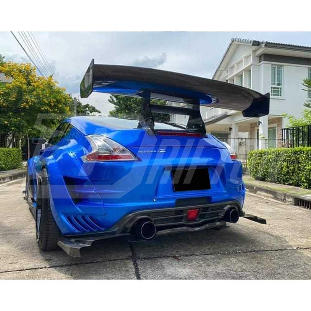Varis Kamikaze Style Carbon Fiber Racing Swan GT Spoiler Rear Wing For Nissan 370Z Z34 2008-2019