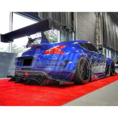 Varis Kamikaze Style Carbon Fiber Racing Swan GT Spoiler Rear Wing For Nissan 370Z Z34 2008-2019