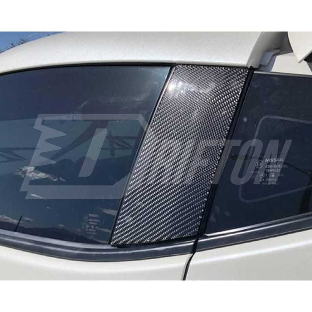 Dry Carbon Fiber B Pillar Cover Panel For Nissan 370Z Z34 2008-2019