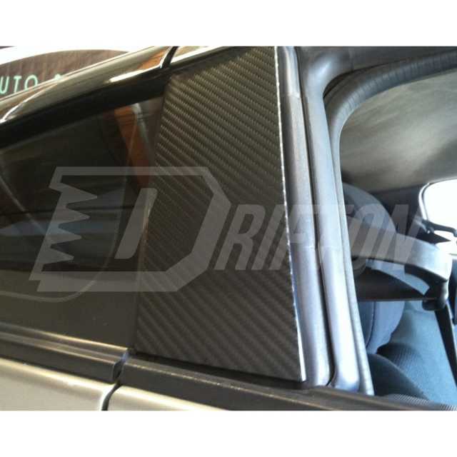 Dry Carbon Fiber B Pillar Cover Panel For Nissan 370Z Z34 2008-2019