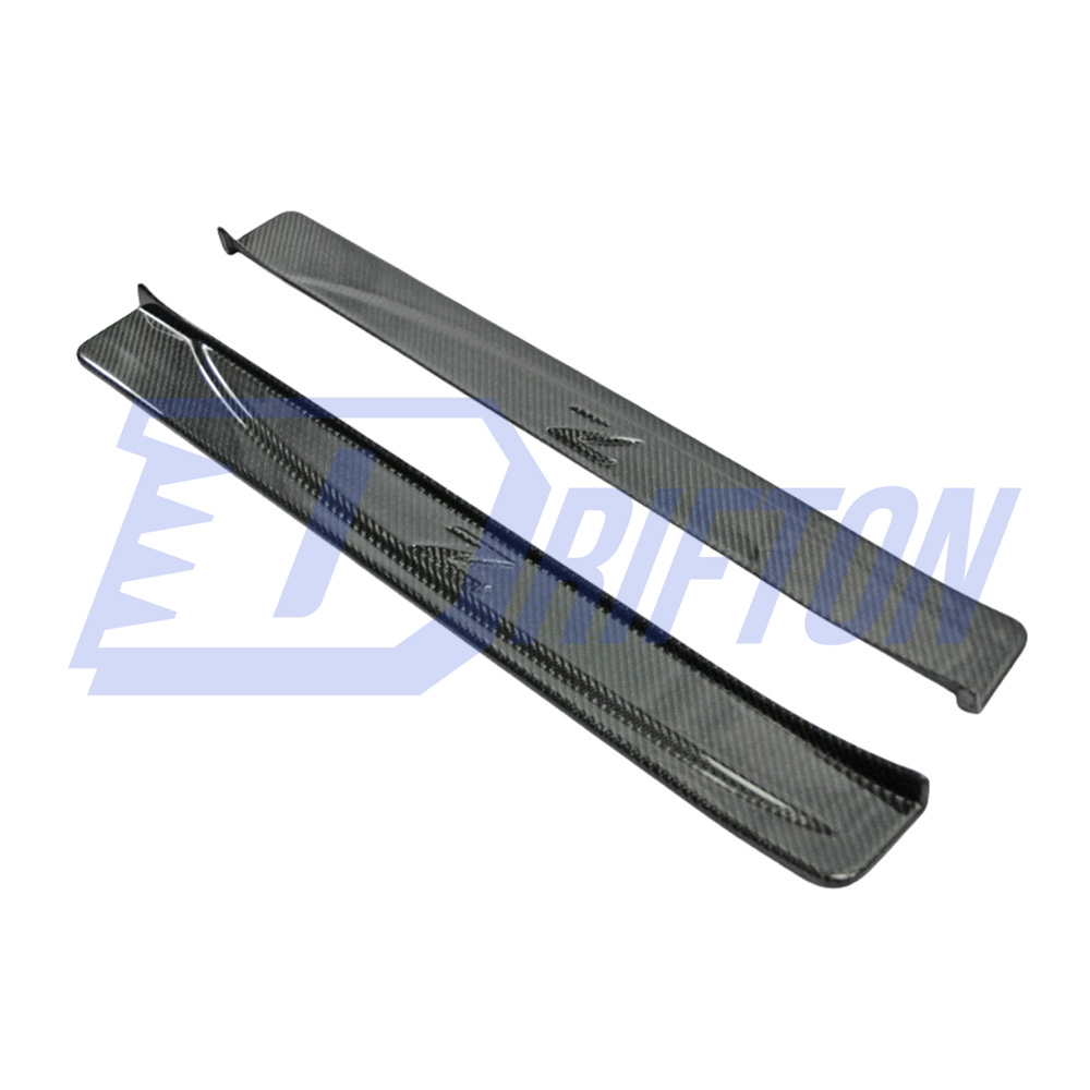 Carbon Fiber Door Sills Scuff Plates Panels Trim For Nissan 370Z Z34 2008-2019