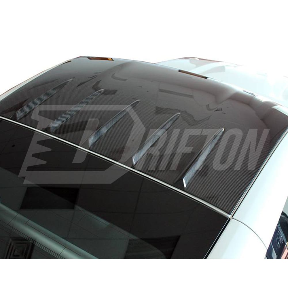 V Style Dry Carbon Fiber Car Roof Cover For Nissan 370Z Z34 2008-2019