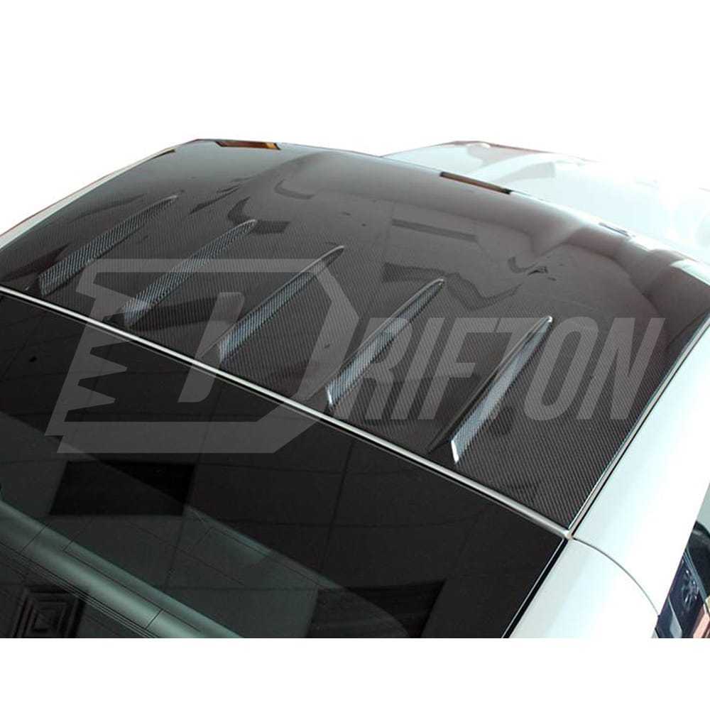 V Style Dry Carbon Fiber Car Roof Cover For Nissan 370Z Z34 2008-2019