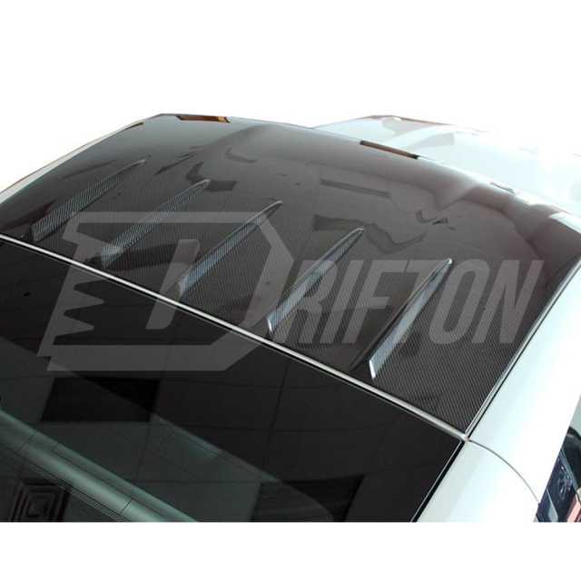 V Style Dry Carbon Fiber Car Roof Cover For Nissan 370Z Z34 2008-2019