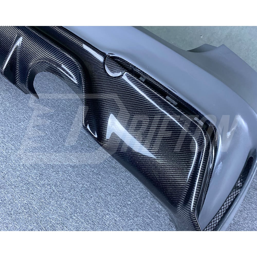 3D Style Semi Carbon Fiber Rear Bumper For BMW M3 M4 F80 F82 F83 2014-2020