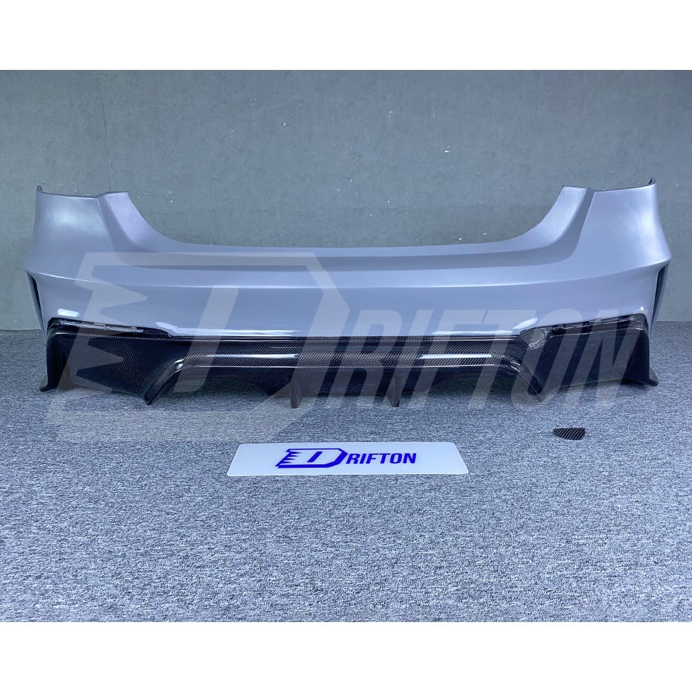 3D Style Semi Carbon Fiber Rear Bumper For BMW M3 M4 F80 F82 F83 2014-2020