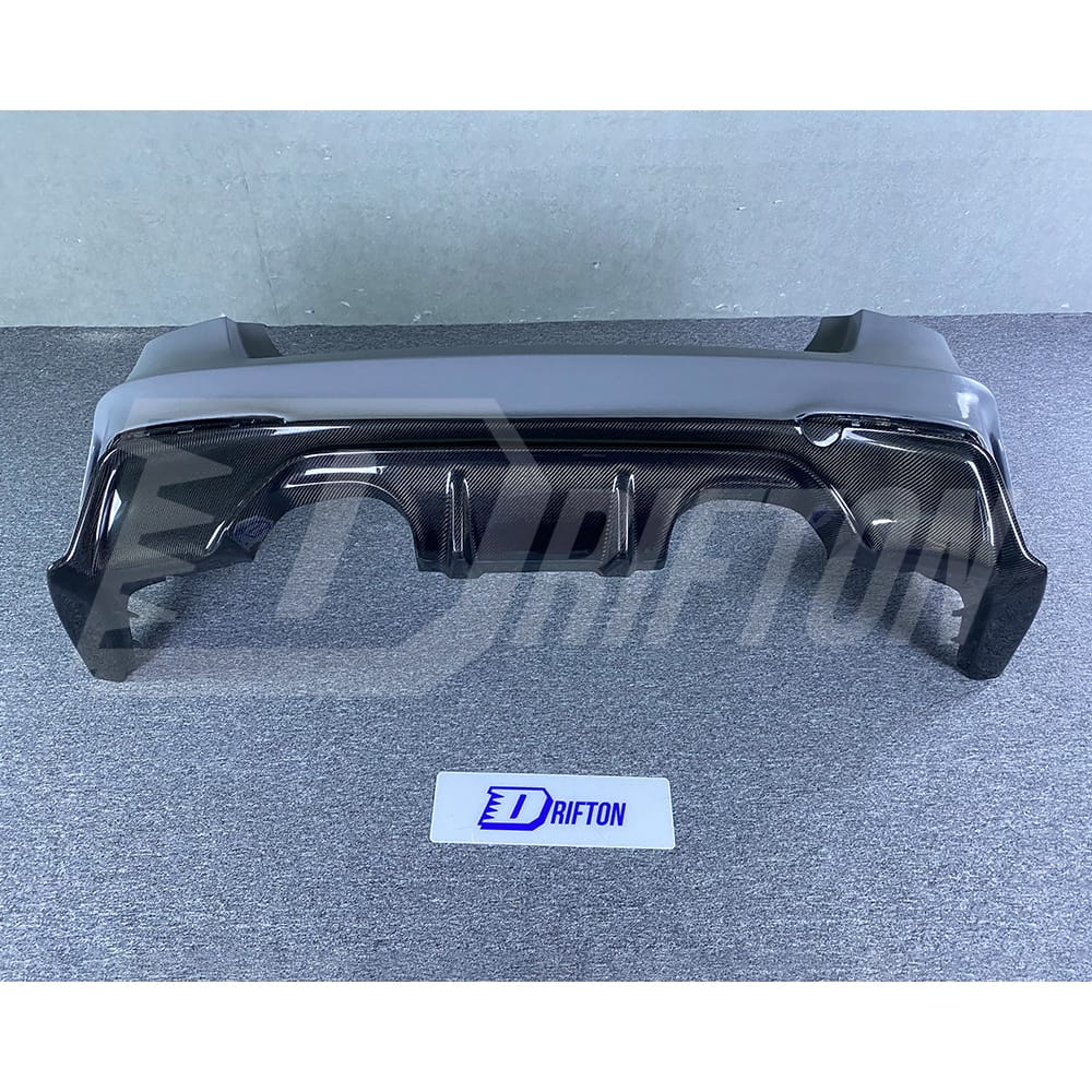 3D Style Semi Carbon Fiber Rear Bumper For BMW M3 M4 F80 F82 F83 2014-2020