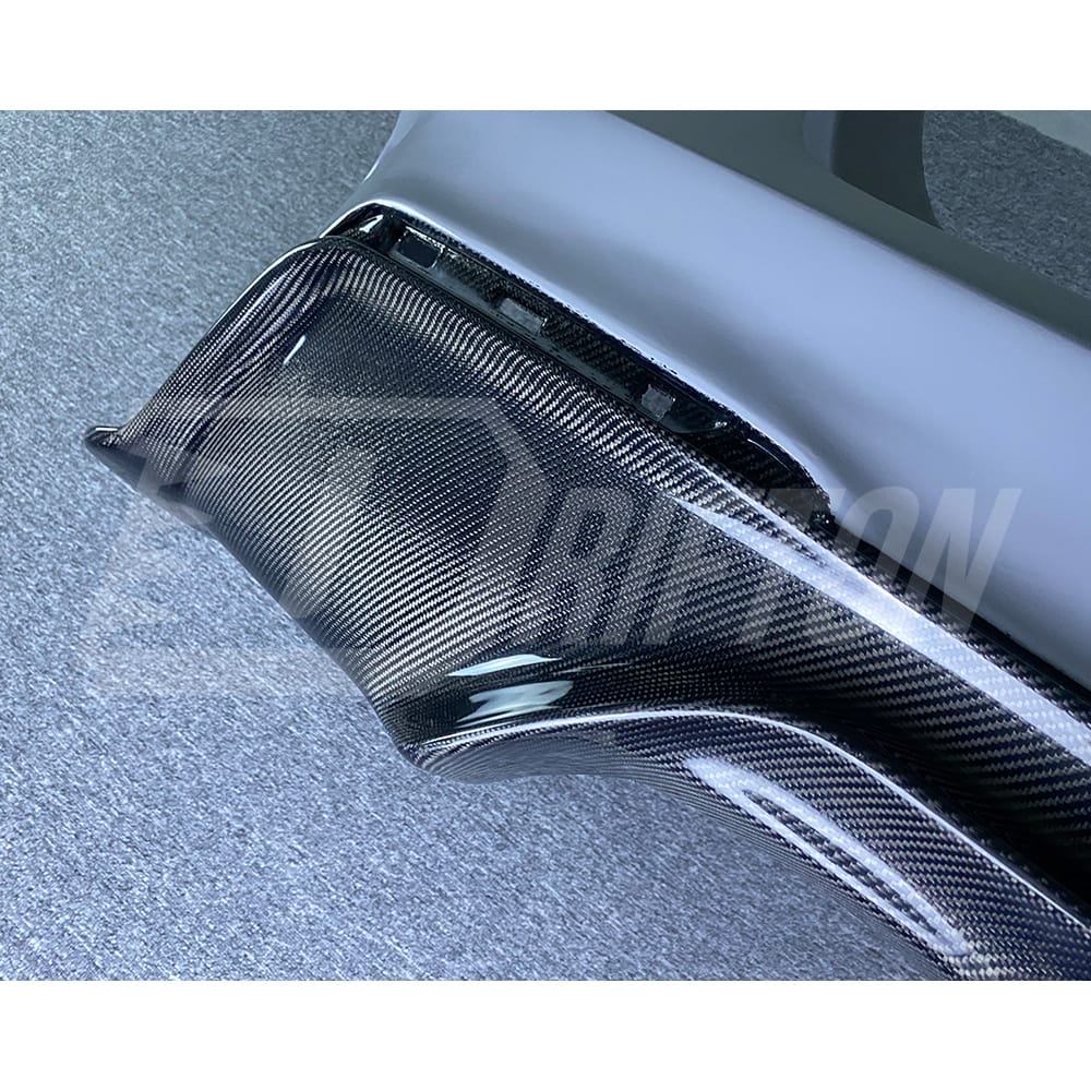3D Style Semi Carbon Fiber Rear Bumper For BMW M3 M4 F80 F82 F83 2014-2020