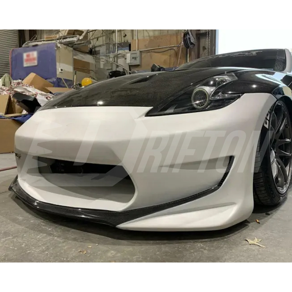 Amuse Style Glass Fiber Front Bumper For Nissan 370Z Z34 2008-2019