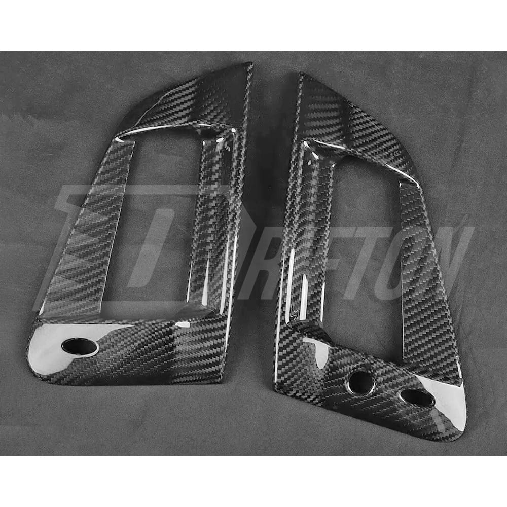 Dry Carbon Fiber Outter Door Handle Cover LHD For Nissan 370Z Z34 2008-2019