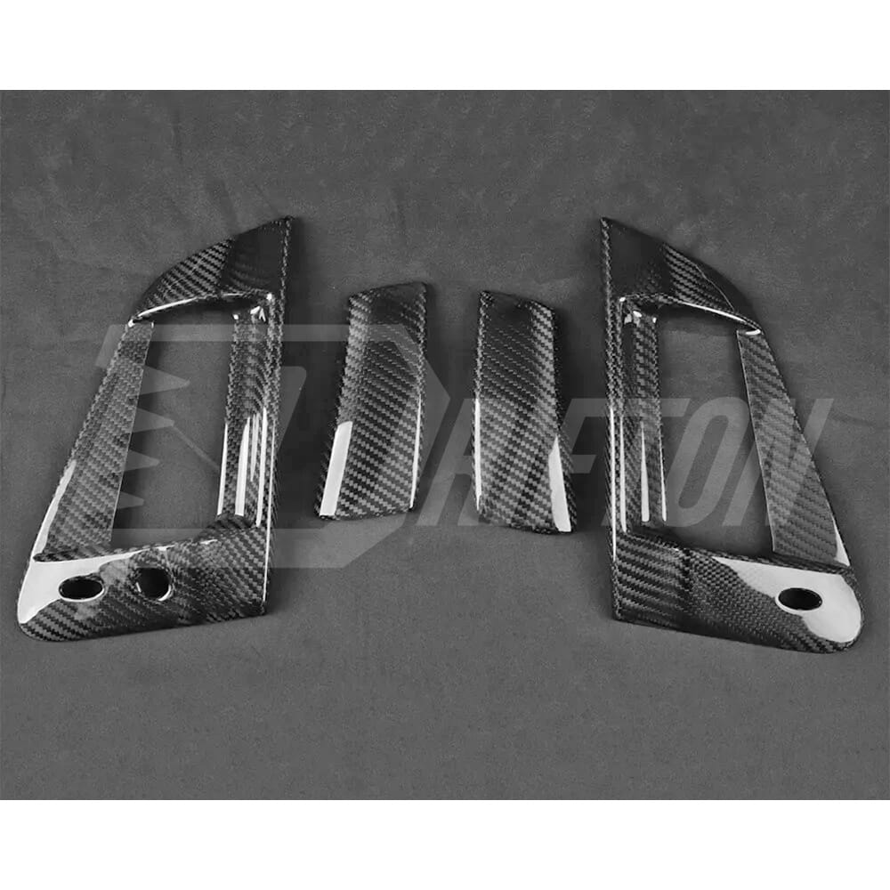 Dry Carbon Fiber Outter Door Handle Cover LHD For Nissan 370Z Z34 2008-2019