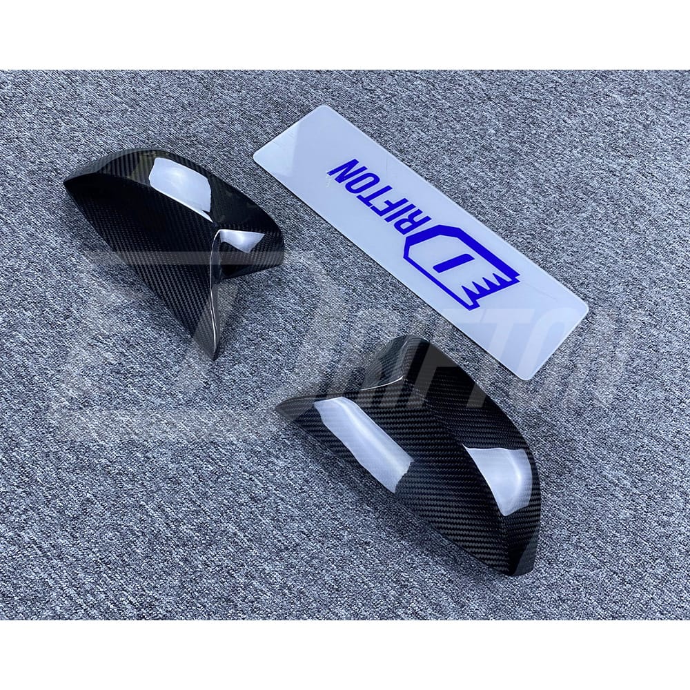 Dry Carbon Fiber Replacement Side Mirror Cover For Infiniti Q50 2013-2024