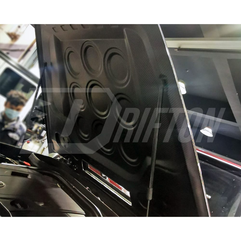 Paktechz Style Dry Carbon Fiber Engine Hood For Mercedes Benz G-Class W464 G350 G500 AMG G63 2019-2022