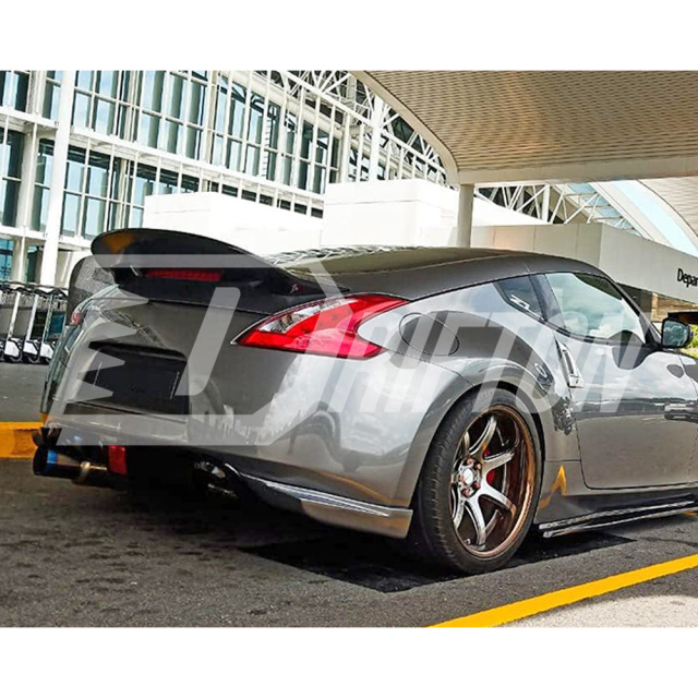 Carbon Fiber Rear Bumper Side Spats For Nissan 370Z Z34 2008-2019