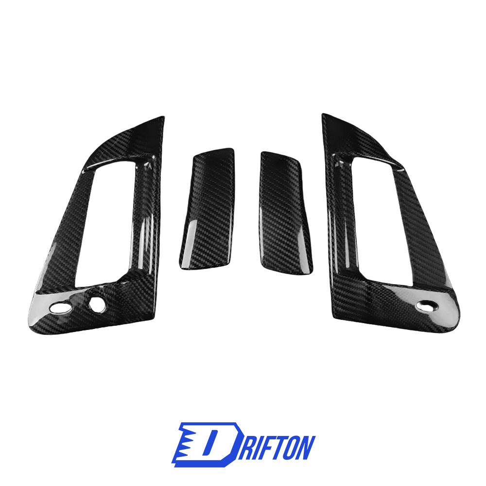 Dry Carbon Fiber Outter Door Handle Cover LHD For Nissan 370Z Z34 2008-2019