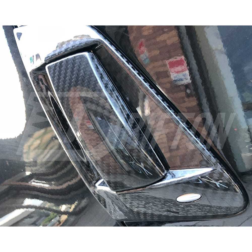 Dry Carbon Fiber Outter Door Handle Cover LHD For Nissan 370Z Z34 2008-2019