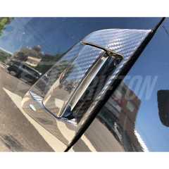 Dry Carbon Fiber Outter Door Handle Cover LHD For Nissan 370Z Z34 2008-2019