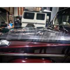 Paktechz Style Dry Carbon Fiber Engine Hood For Mercedes Benz G-Class W464 G350 G500 AMG G63 2018-2024