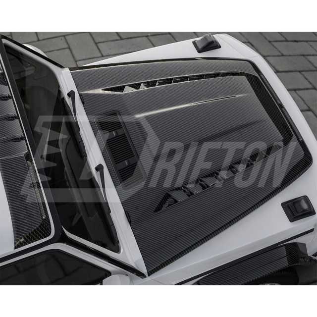 Paktechz Style Dry Carbon Fiber Engine Hood For Mercedes Benz G-Class W464 G350 G500 AMG G63 2018-2024