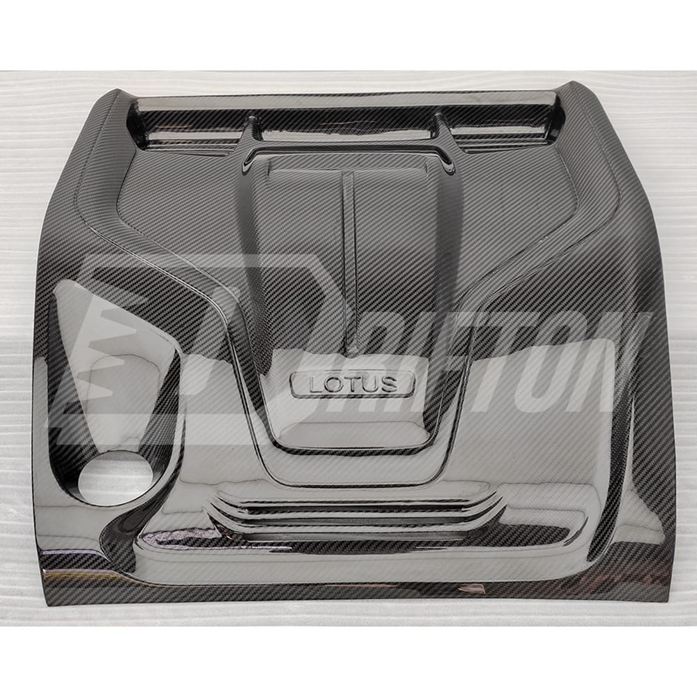 Dry Carbon Fiber Rear Engine Hood Cover For Lotus Emira