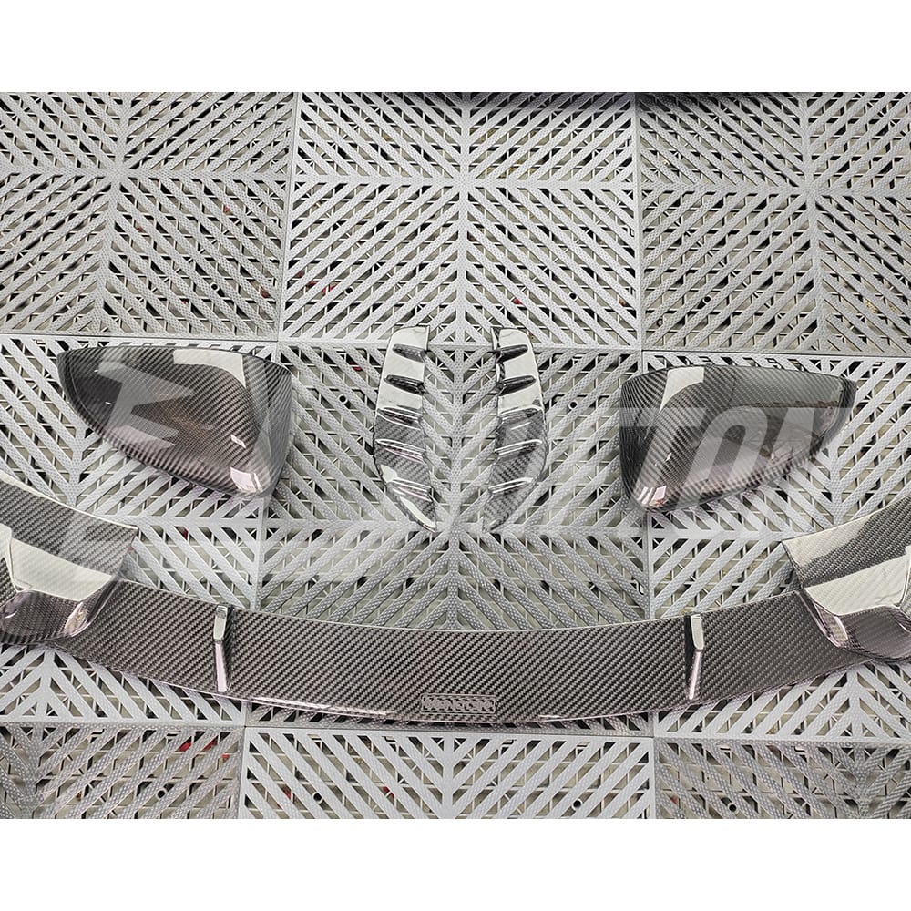 Monotek Style Dry Carbon Fiber Front Lip For Lotus Emira