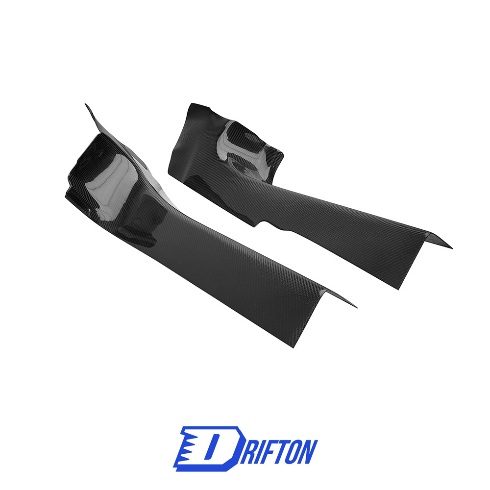 Dry Carbon Fiber Door Sills Scuff Plates Panels Trim For Lotus Emira