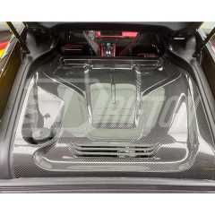 Dry Carbon Fiber Rear Engine Hood Cover For Lotus Emira
