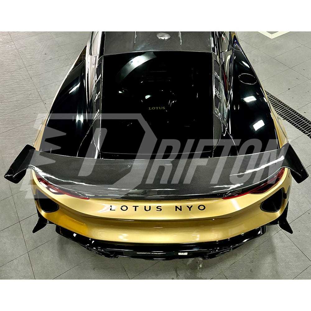 Amans V1 Style Dry Carbon Fiber Rear Wing GT Spoiler For Lotus Emira