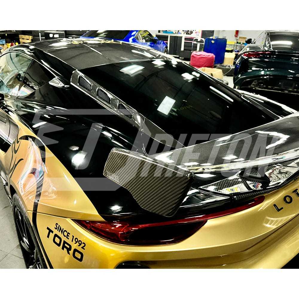 Amans V1 Style Dry Carbon Fiber Rear Wing GT Spoiler For Lotus Emira