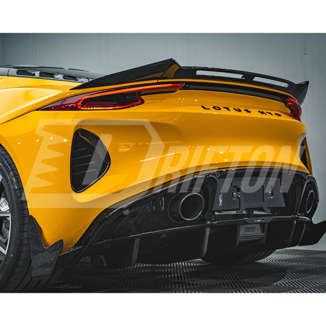 Amans Style Dry Carbon Fiber Rear Trunk Spoiler For Lotus Emira